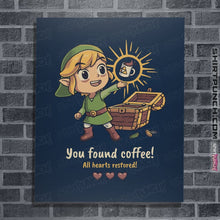 Load image into Gallery viewer, Shirts Posters / 4"x6" / Navy Legendary Coffee