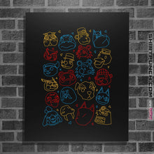 Load image into Gallery viewer, Shirts Posters / 4"x6" / Black Town Gang