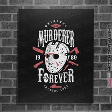 Load image into Gallery viewer, Shirts Posters / 4"x6" / Black Murderer Forever