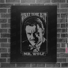 Load image into Gallery viewer, Shirts Posters / 4"x6" / Black The Wolf