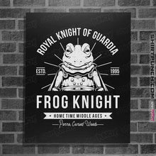 Load image into Gallery viewer, Shirts Posters / 4"x6" / Black Frog Knight