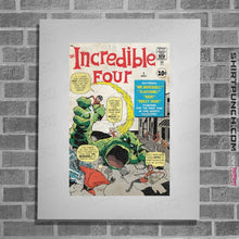 Load image into Gallery viewer, Shirts Posters / 4"x6" / White The Incredible 4