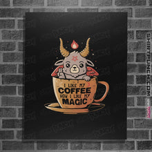 Load image into Gallery viewer, Shirts Posters / 4"x6" / Black Black Coffee