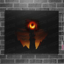 Load image into Gallery viewer, Shirts Posters / 4"x6" / Black Black Hole Sauron