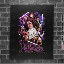 Load image into Gallery viewer, Shirts Posters / 4"x6" / Black Girl Force