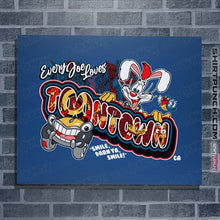 Load image into Gallery viewer, Daily_Deal_Shirts Posters / 4"x6" / Royal Blue Every Joe Loves Toontown
