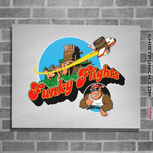 Load image into Gallery viewer, Shirts Posters / 4"x6" / White Funky Flights