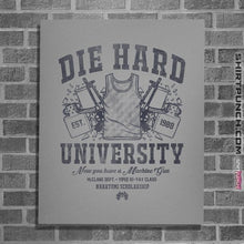 Load image into Gallery viewer, Daily_Deal_Shirts Posters / 4"x6" / Sports Grey Die Hard University