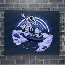 Load image into Gallery viewer, Daily_Deal_Shirts Posters / 4"x6" / Navy Steven and Khonshu