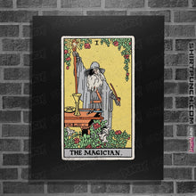 Load image into Gallery viewer, Shirts Posters / 4"x6" / Black The Magician
