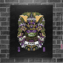 Load image into Gallery viewer, Daily_Deal_Shirts Posters / 4&quot;x6&quot; / Black Samurai Donnie
