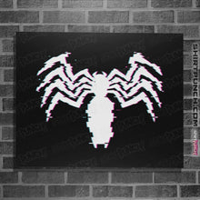 Load image into Gallery viewer, Shirts Posters / 4"x6" / Black Glitch Symbiote