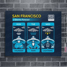 Load image into Gallery viewer, Secret_Shirts Posters / 4"x6" / Navy Three Storms