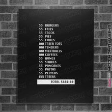 Load image into Gallery viewer, Secret_Shirts Posters / 4"x6" / Black 55 Burgers...