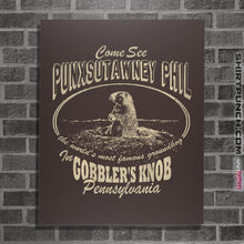 Load image into Gallery viewer, Shirts Posters / 4"x6" / Dark Chocolate Gobbler's Knob