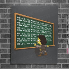 Load image into Gallery viewer, Shirts Posters / 4"x6" / Charcoal Montoya Detention