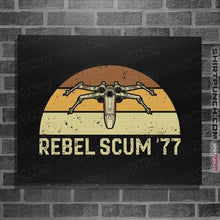 Load image into Gallery viewer, Daily_Deal_Shirts Posters / 4"x6" / Black Rebel Scumm 77