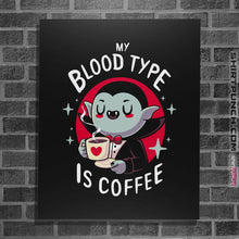 Load image into Gallery viewer, Shirts Posters / 4"x6" / Black Coffee Vampire