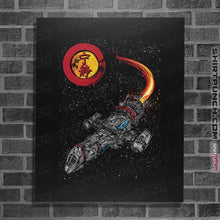 Load image into Gallery viewer, Shirts Posters / 4"x6" / Black Leaf On The Wind