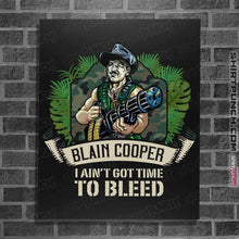 Load image into Gallery viewer, Shirts Posters / 4"x6" / Black No Time To Bleed