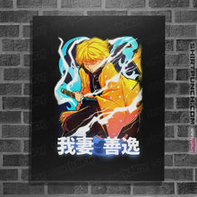 Load image into Gallery viewer, Shirts Posters / 4"x6" / Black Zenitsu