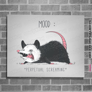 Shirts Posters / 4"x6" / White Mood Possum
