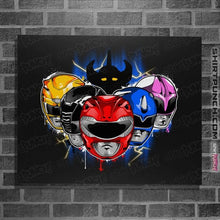 Load image into Gallery viewer, Shirts Posters / 4"x6" / Black Morphin' Time