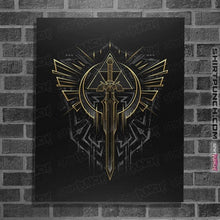 Load image into Gallery viewer, Secret_Shirts Posters / 4"x6" / Black The Hero Sword