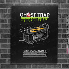 Load image into Gallery viewer, Shirts Posters / 4"x6" / Black Ghost Trap