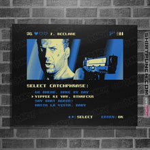 Load image into Gallery viewer, Shirts Posters / 4"x6" / Black Yippie Ki Yay Select