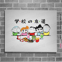 Load image into Gallery viewer, Shirts Posters / 4"x6" / White School Friends