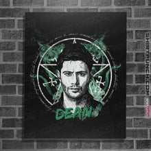 Load image into Gallery viewer, Shirts Posters / 4"x6" / Black Supernatural Dean