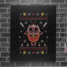 Load image into Gallery viewer, Shirts Posters / 4"x6" / Black Lamb Christmas