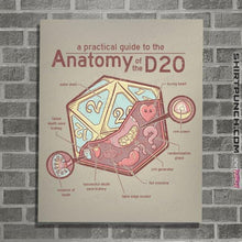 Load image into Gallery viewer, Secret_Shirts Posters / 4"x6" / Natural D20 Anatomy