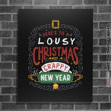 Load image into Gallery viewer, Shirts Posters / 4"x6" / Black Friends Christmas