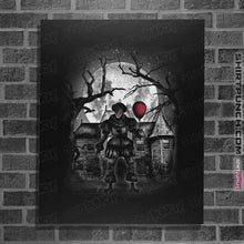 Load image into Gallery viewer, Shirts Posters / 4"x6" / Black Moonlight Clown