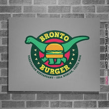 Load image into Gallery viewer, Daily_Deal_Shirts Posters / 4"x6" / Sports Grey Bronto Burger