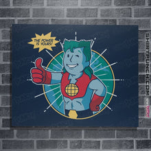 Load image into Gallery viewer, Shirts Posters / 4"x6" / Navy Planet Boy