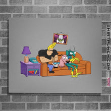 Load image into Gallery viewer, Secret_Shirts Posters / 4"x6" / Sports Grey 90's Network