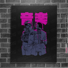 Load image into Gallery viewer, Sold_Out_Shirts Posters / 4&quot;x6&quot; / Black Daft Cyberpunk
