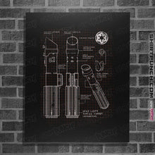 Load image into Gallery viewer, Daily_Deal_Shirts Posters / 4"x6" / Black Darkside Schematics