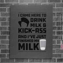 Load image into Gallery viewer, Daily_Deal_Shirts Posters / 4"x6" / Charcoal Drink Milk