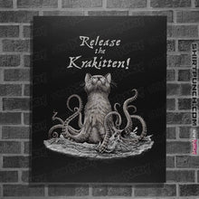 Load image into Gallery viewer, Shirts Posters / 4"x6" / Black Release The Krakitten