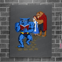 Load image into Gallery viewer, Secret_Shirts Posters / 4"x6" / Charcoal Torn Between Two Beasts