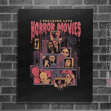 Load image into Gallery viewer, Shirts Posters / 4"x6" / Black Horror Movies