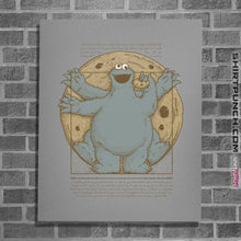 Load image into Gallery viewer, Daily_Deal_Shirts Posters / 4"x6" / Sports Grey Vitruvian Cookie