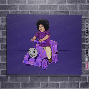 Shirts Posters / 4"x6" / Violet Purple Train