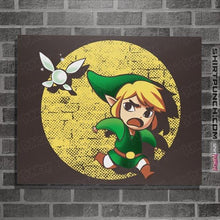 Load image into Gallery viewer, Shirts Posters / 4"x6" / Dark Chocolate The Adventures Of Link