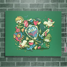 Load image into Gallery viewer, Shirts Posters / 4"x6" / Irish Green Let's Roll Link