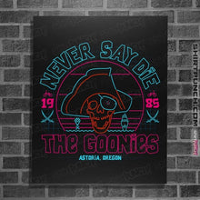 Load image into Gallery viewer, Daily_Deal_Shirts Posters / 4"x6" / Black Astoria Goonies